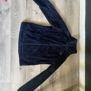 WOMENS S DARK BLUE NORTH FACE JACKET